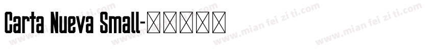 Carta Nueva Small字体转换